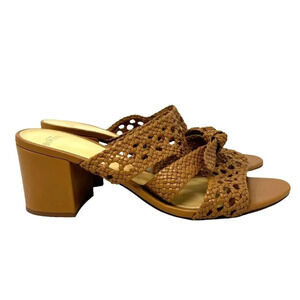 Alexandre Birman Women's brown Clarita Woven Leather Mule Sandals size 41 11